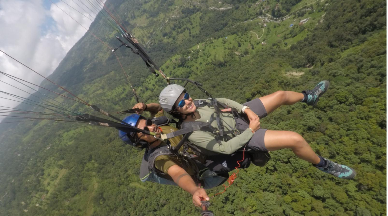 Paragliding in Nepal